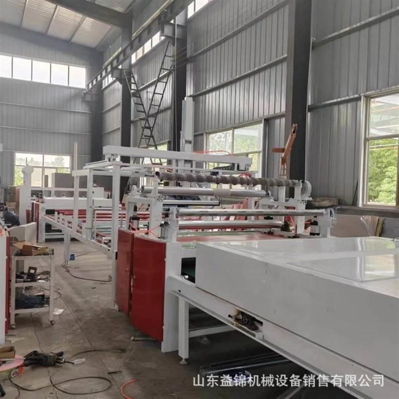 自带胶PVC膜贴面机 竹木纤维板碳晶板胶膜覆膜机 木饰面平贴机