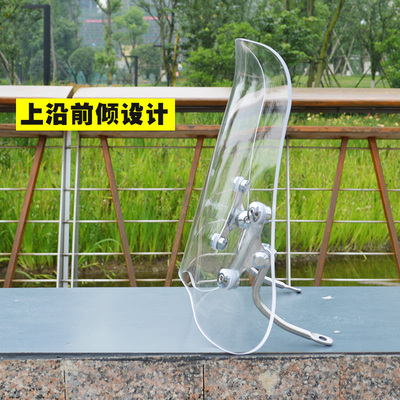 USR125改装摩托车挡风玻璃HJ125T-21风挡踏板车挡风罩不锈钢可调