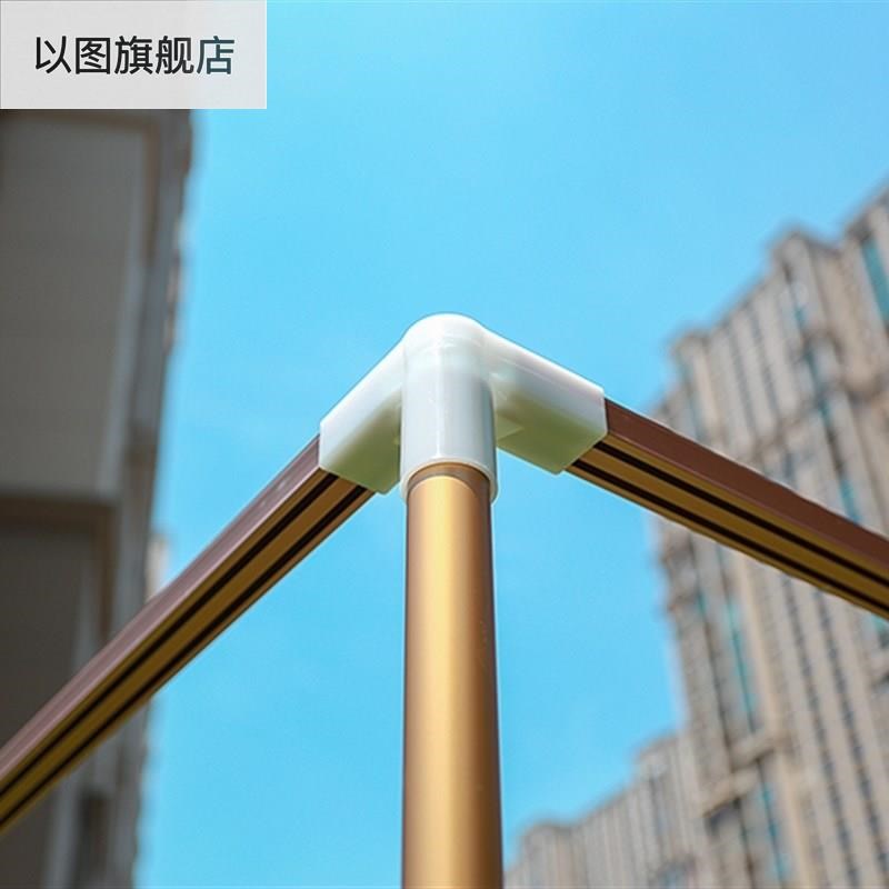 新款户外庭院茶寮帐篷蚊帐支架遮阳棚便携框架别墅简易亭子室外阳