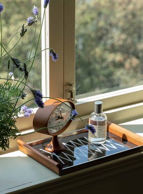 集木室物所实木托盘长方摆件茶盘餐厅咖啡店餐具礼物耐热玻璃中古