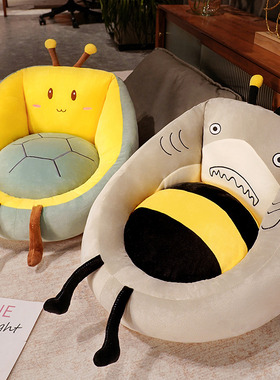 龟蜜蒲团坐垫h懒人榻榻米地垫靠背一体宿舍椅垫办公室屁股沙发垫