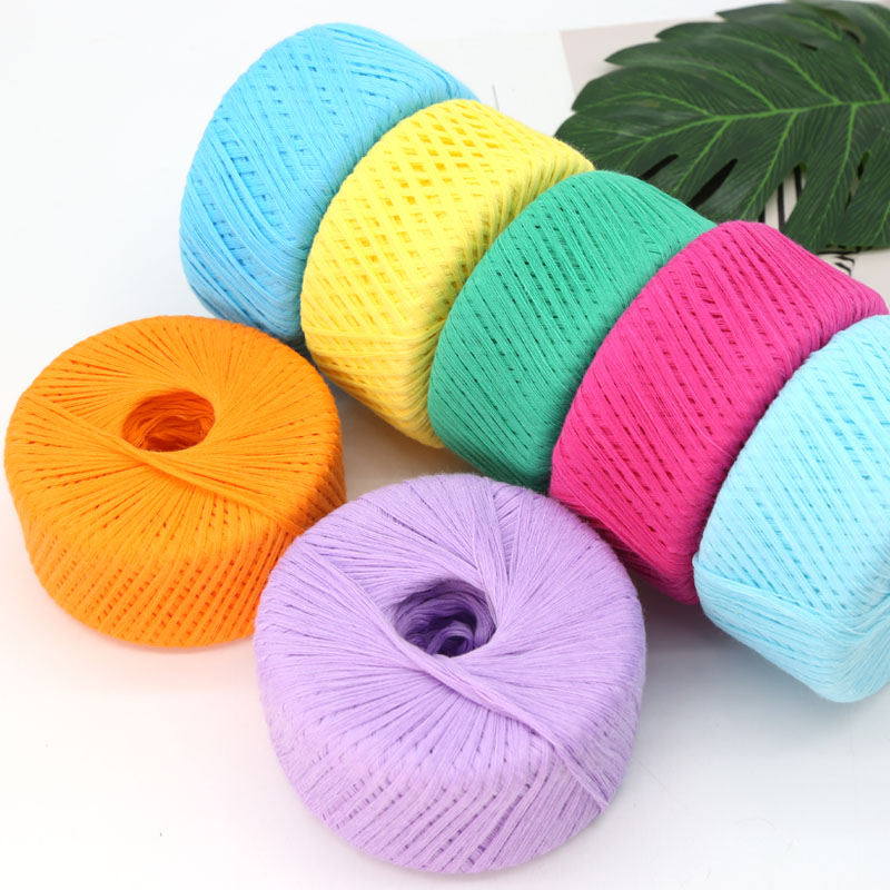 棉纱线宝宝婴儿童毛衣中粗纯棉纱线牛奶棉手工编织钩针全棉毛线团