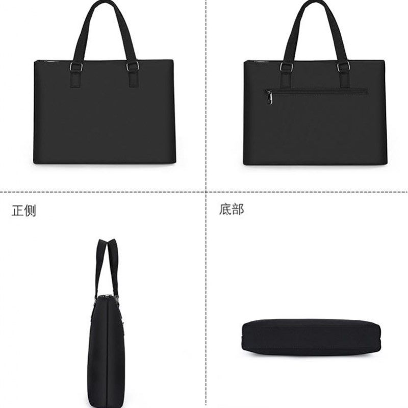 公文包男士包文件包定制Logo大容量律师包加厚信息包手提包男士公