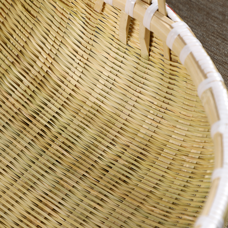 纯手工竹编制品 手提篮 家用编织收纳筐菜篮子购物篮水果篮馒头筐