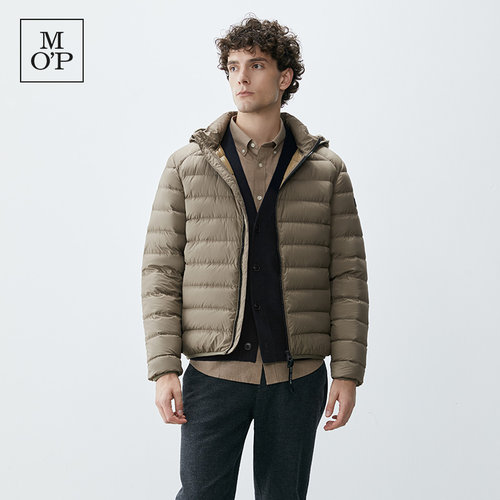 Marc O'Polo/MOP2025新款气质可脱卸短款轻薄男士保暖羽绒服外套