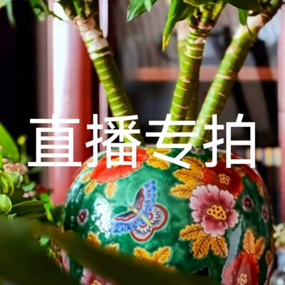高两河手绘陶瓷摆件托盘茶具花瓶首饰盒干果盒