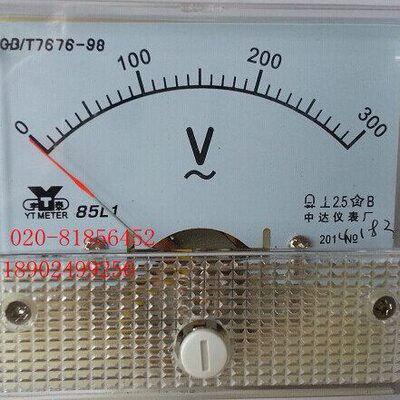 交流电压表85L1-300V 450V 500V 600V 85L1-V GB/T7676-98