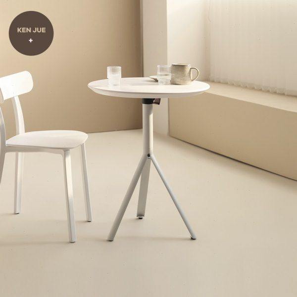 餐桌北欧简约家用小户型吧台桌休闲圆桌咖啡厅高脚桌子圆形洽谈桌,住宅家具,不锈钢/PVC餐桌,淘宝优惠券,粉丝福利购,淘宝优惠卷