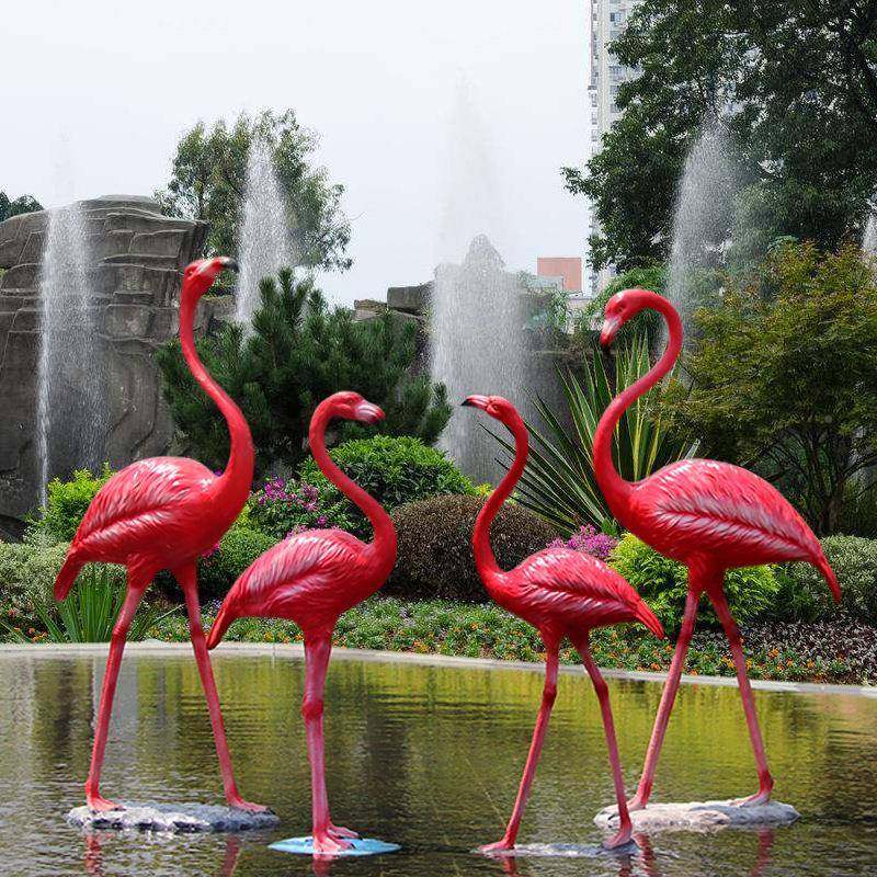 仿真火烈饰鸟摆件落大地雕塑户外花园庭院水池橱窗楼ZGE梯口婚庆,家居饰品,户外/庭院摆件,淘宝优惠券,粉丝福利购,淘宝优惠卷