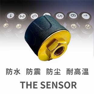 货车胎压监测测统胎压检器14轮专系用太阳计能外置传感629器胎压