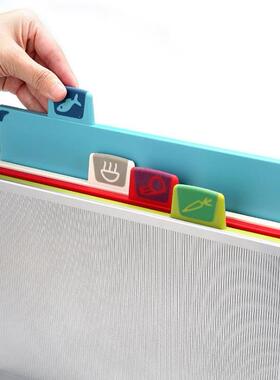 FLCB-01塑料分类板4件分套家板用宝宝辅食切水果砧厨房切菜类砧板