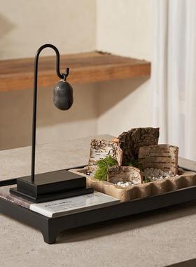 客奢厅装饰品摆巾议件轻高档花器茶具纸盒RCF高档会室客厅茶几上