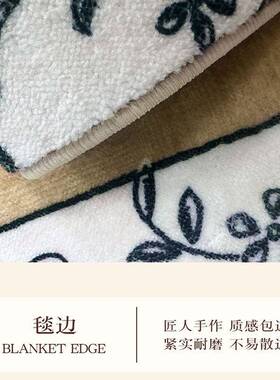 不新品中古风体挺FJZ20241括毯面加厚毛绒易塌立陷防滑硅胶底背厅