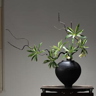 式 美人 中F9755STJ古风插陶瓷花瓶家居客厅玄关电视柜摆花侘寂日式