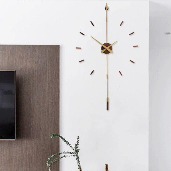 北欧现代简约挂钟客厅家用网红静音石英钟轻奢高级感装饰挂墙大表,家居饰品,挂钟,淘宝优惠券,粉丝福利购,淘宝优惠卷