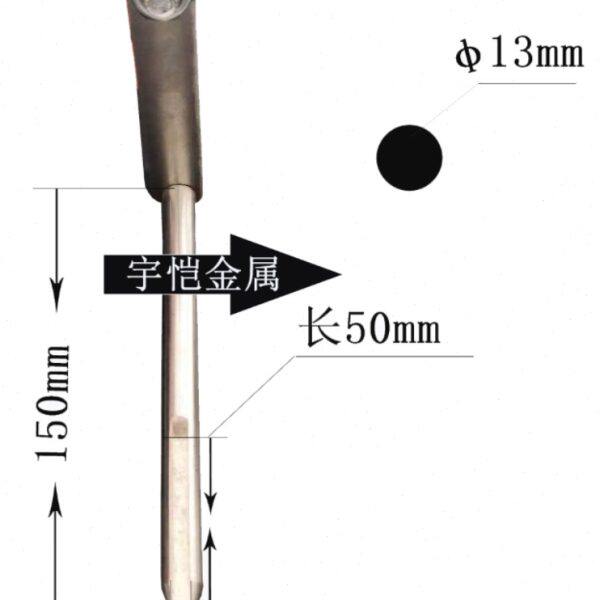 户外旗杆配件升旗升降手摇把方形手摇柄摇杆手柄外置三角滑轮把手