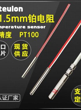进口pt高温两线三线热电阻高精度测温度传感器微型防水油探头