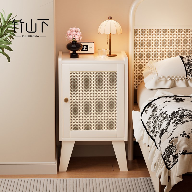 小型床头柜家用卧室20q25爆款简约现代超窄床边收纳柜子简易置物