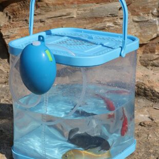 EVA打水桶折叠桶活鱼桶活鱼箱渔具小配件鱼护桶钓箱透明鱼桶渔具