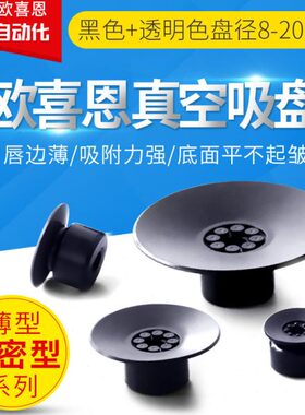 GINIER吉尼尔薄物真空吸盘P8/10/15PN/S纸张P20PN/S/FS塑料袋吸嘴