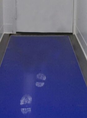 可撕式粘尘地垫蓝色无尘室脚踏胶垫无尘车间粘尘垫防静电垫子家用