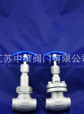 J61F/W-40P不锈钢低温焊接截止阀 LNG不锈钢低温长轴短轴截止阀