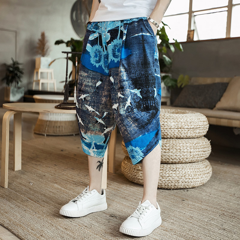 summer Nation Chinese style man Casual pants Easy Pant child Knickers Add fertilizer XL shortsin the Men's clothing, Casual pants  category - from Buy2taobao.com to provide professional Taobao agent buy service