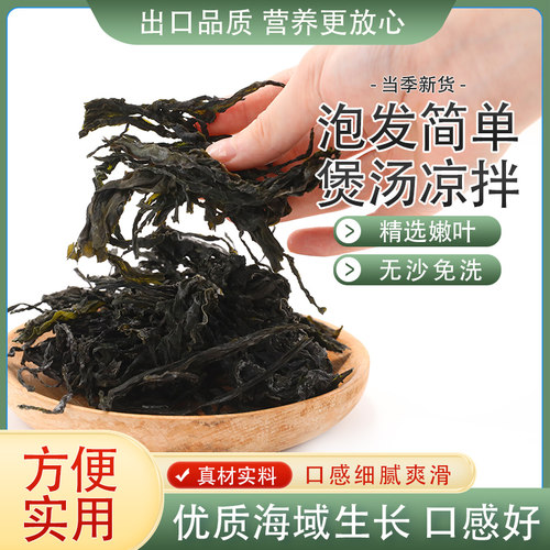 大连特产烘干裙带菜高泡发
