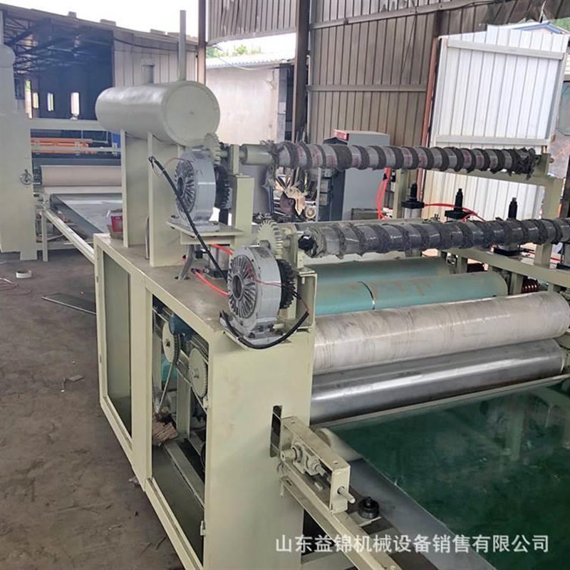 自动推板裁切贴布贴纸贴面机 移门木皮防火板覆铁皮贴合机