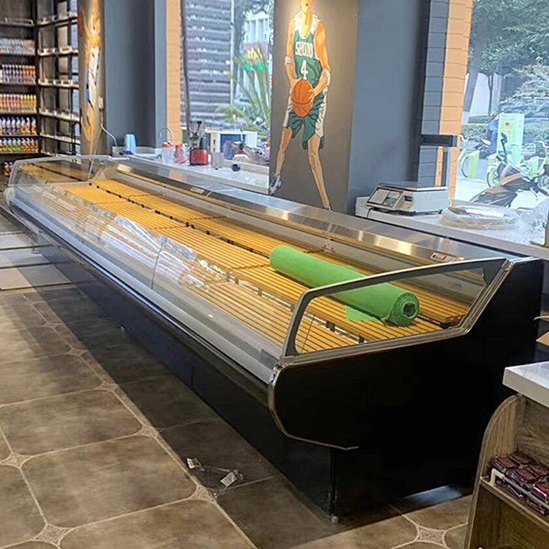 肉鲜冷肉柜761雪m潮商直供超猪排骨冻柜肉店卧式冰柜冷藏保鲜展示