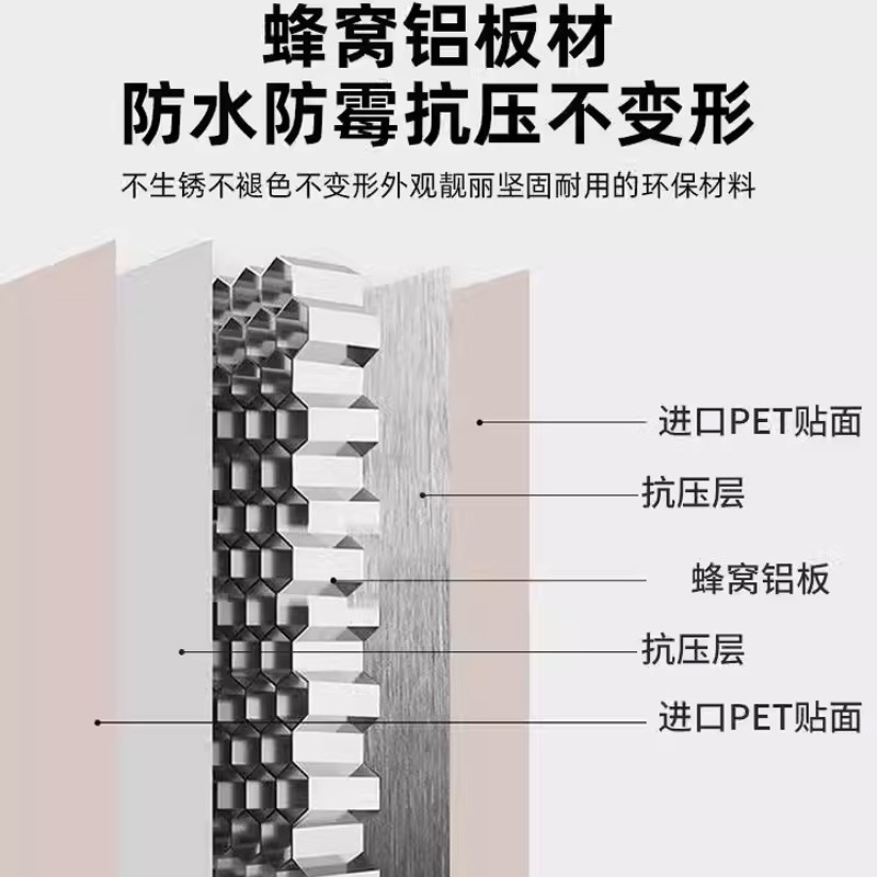 铝合金吊柜墙壁柜家用厨房壁橱A玻璃门收纳柜现代简约壁挂调料橱
