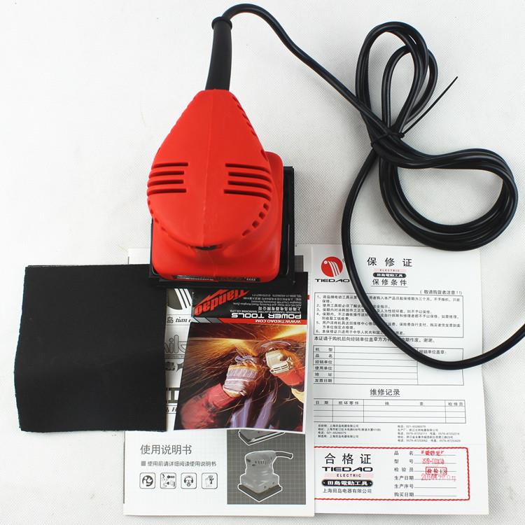 上41110板砂光机4EOW海10砂纸5机木工磨光机方砂电动工平具