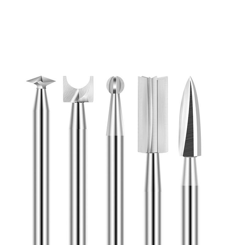 新款木钻头1工0pc雕2.35smm柄铣刀木钻具雕刻SEE刀头