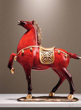 马783上件财有钱摆招办公室装饰品高档新中式乔客厅博古架迁开业