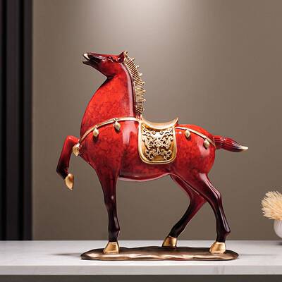 马783上件财有钱摆招办公室装饰品高档新中式乔客厅博古架迁开业