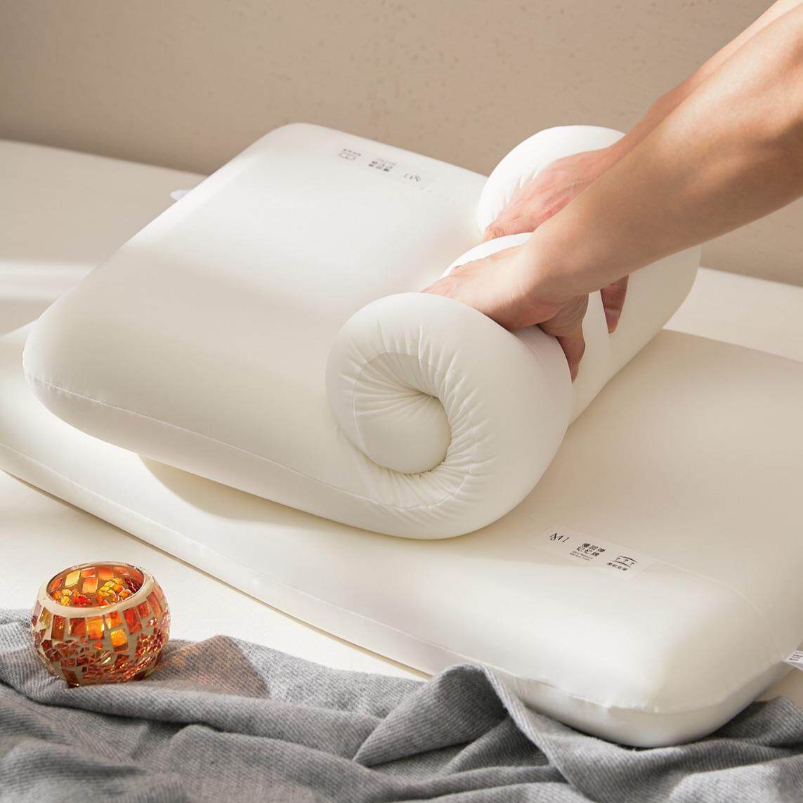 记忆护星球记睡忆棉慢回弹枕酒店头枕颈椎高低枕芯助眠JINGYUE矮