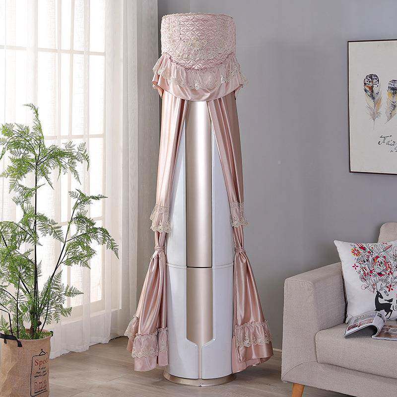 艺空调防尘立式圆32号圆柱柱形罩柜机空调布罩套免客厅可用取罩家