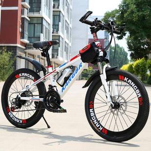 山地自行车变速减震碟刹男成青少年初中学女寸生越野20F9665THJ22