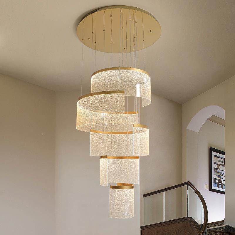 复式代楼客厅大吊灯现简吊2024425新款中空轻奢艺术大气约别墅楼,家装灯饰光源,智能吊灯,淘宝优惠券,粉丝福利购,淘宝优惠卷