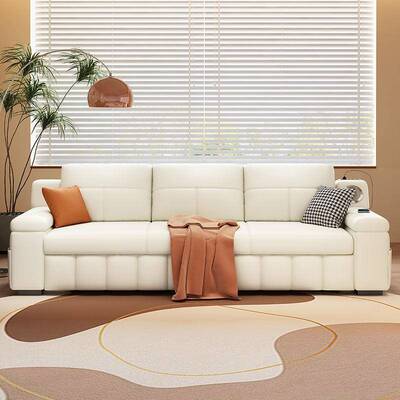 多功能沙发48306床爪可储物可折坐卧一体两用现代户型家用新叠小