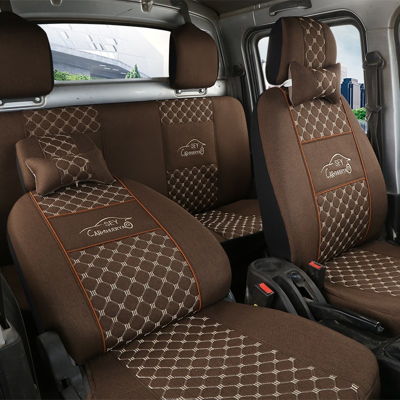 新太行成功斑f马L双排货车座套K2K4角马V1V2E面包全包边皮麻坐垫