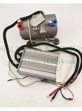 汽车电动压空缩RIK机控v制器联驻车调1并2v24分体式车载压缩机新
