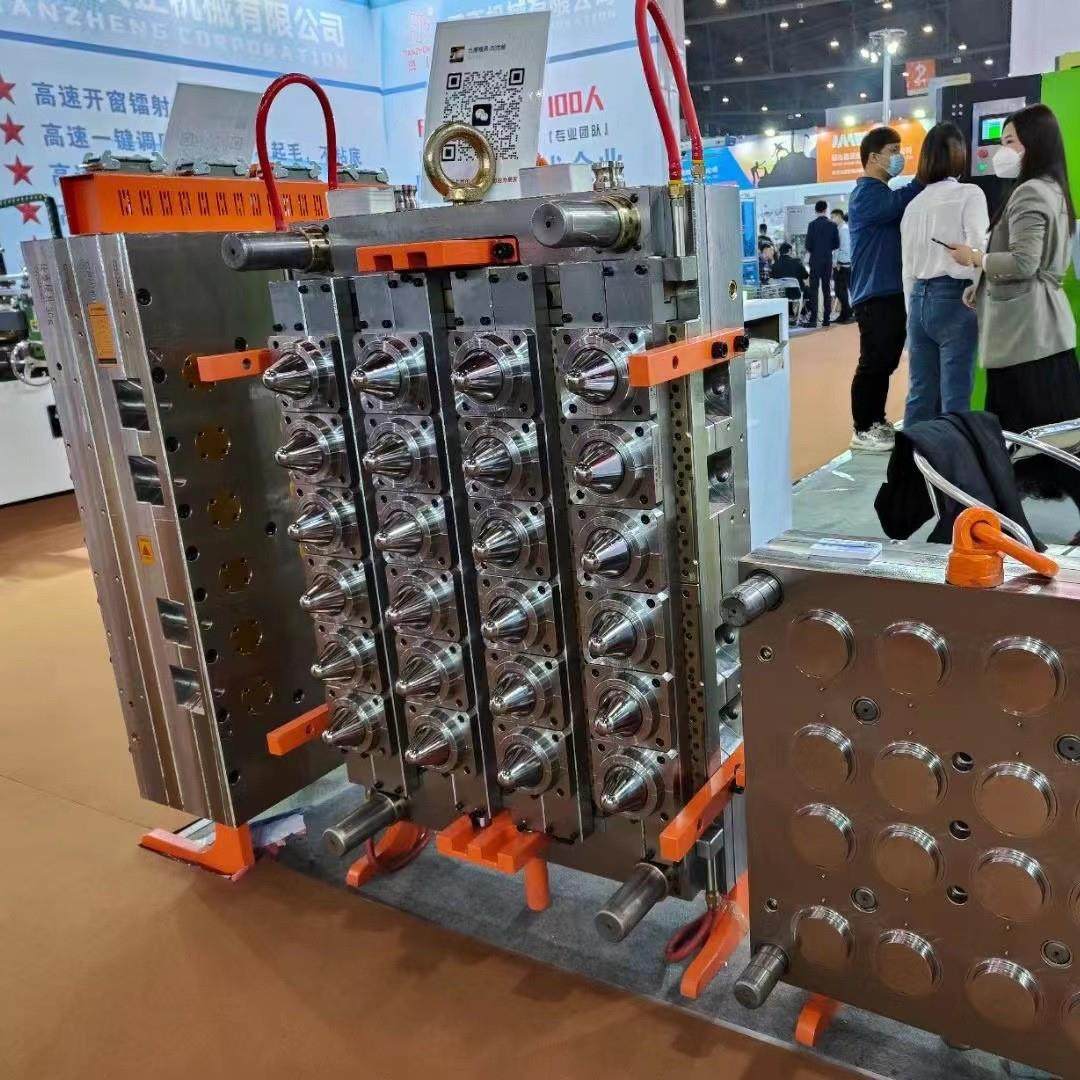 热流道注塑管胚模冷流道PC水杯瓶胚模具2腔注塑模8腔注塑模