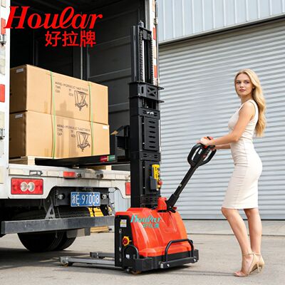 SES电动自卸式托盘堆垛车随车叉车ELECTRIC SELF-LIFTING STACKER