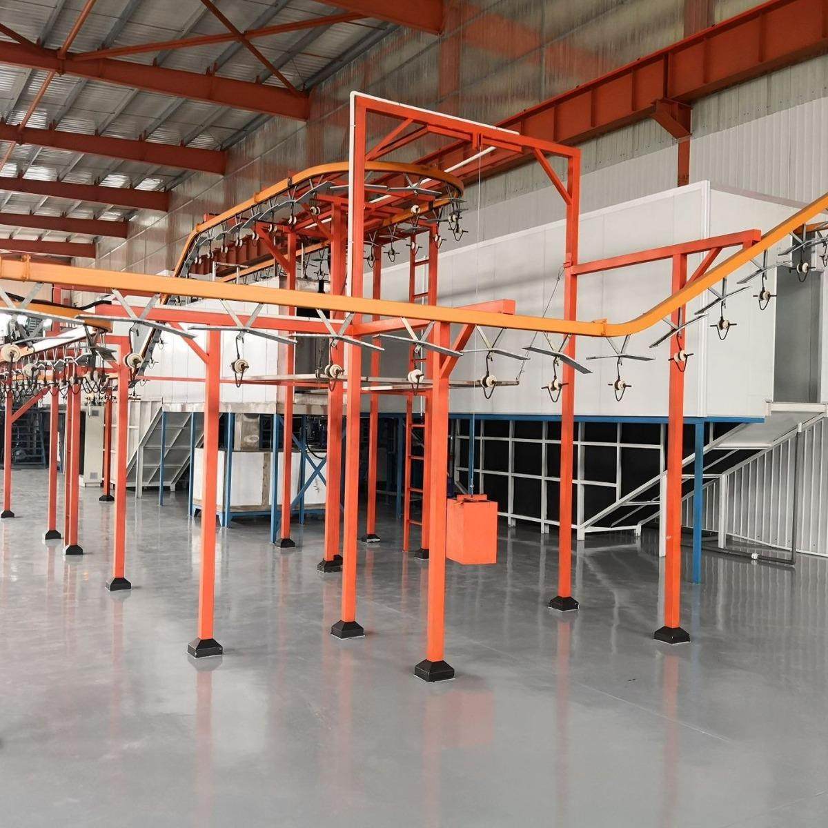 华明喷塑设备 喷塑流水线 涂装加工 涂装流水线安装 粉末涂装线,机械设备,涂装设备,淘宝优惠券,粉丝福利购,淘宝优惠卷