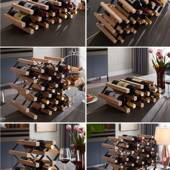 红酒架格摆菱件形轻架奢高档葡萄985酒架子红酒格子家用储酒瓶置