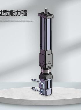 L型伺电动SEC-28-L直线式高精度推服伺服缸电缸SEC-2杆8大推力工