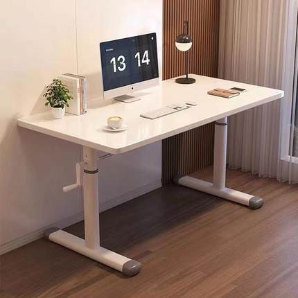 189实书桌儿童学桌家用写字木桌写业习专作用升降小白桌办公桌