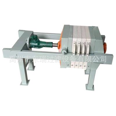 板压滤机小型污泥脱GHT水厢式压框滤机机染漆料油污水手动压滤机