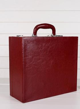 房地产交交房箱定制楼盘交盒钥匙资箱皮箱料盒红付色房盒JSR定制